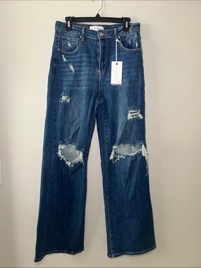 Risen Jeans High Rise Wide Jeans